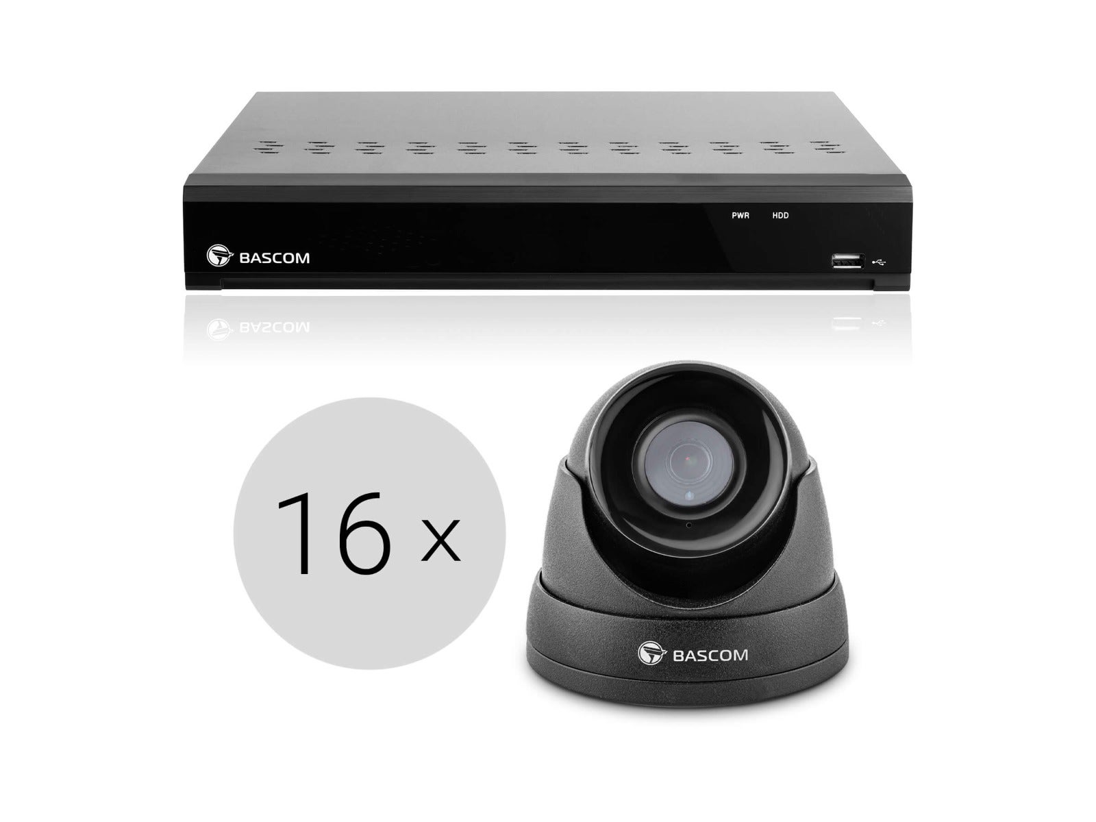 Trådløst 16-dome-system