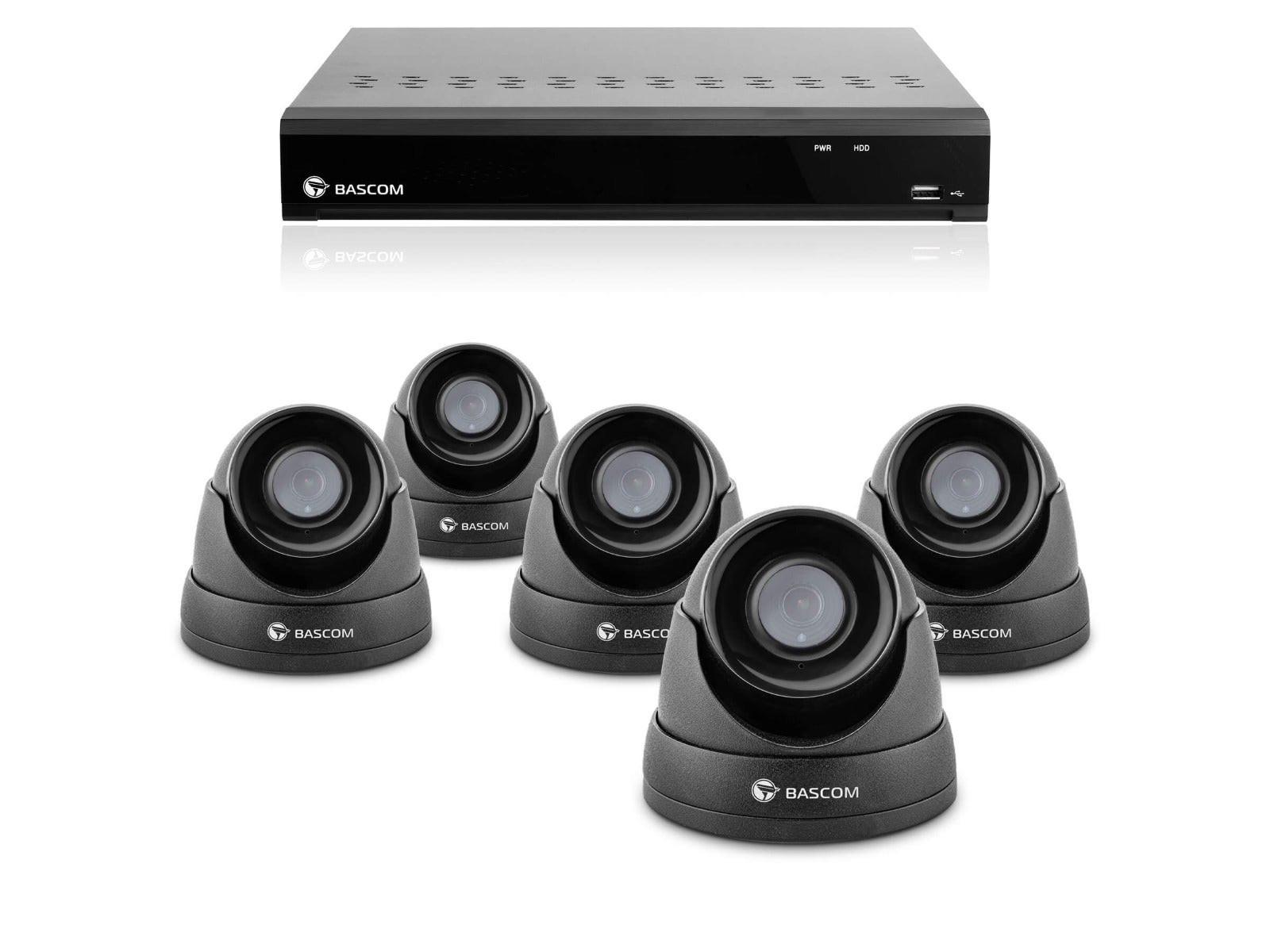 Trådløst 5-dome-system