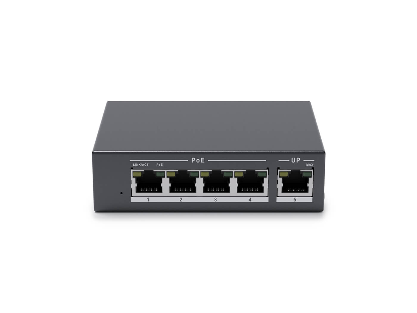 4-kanals PoE-switch
