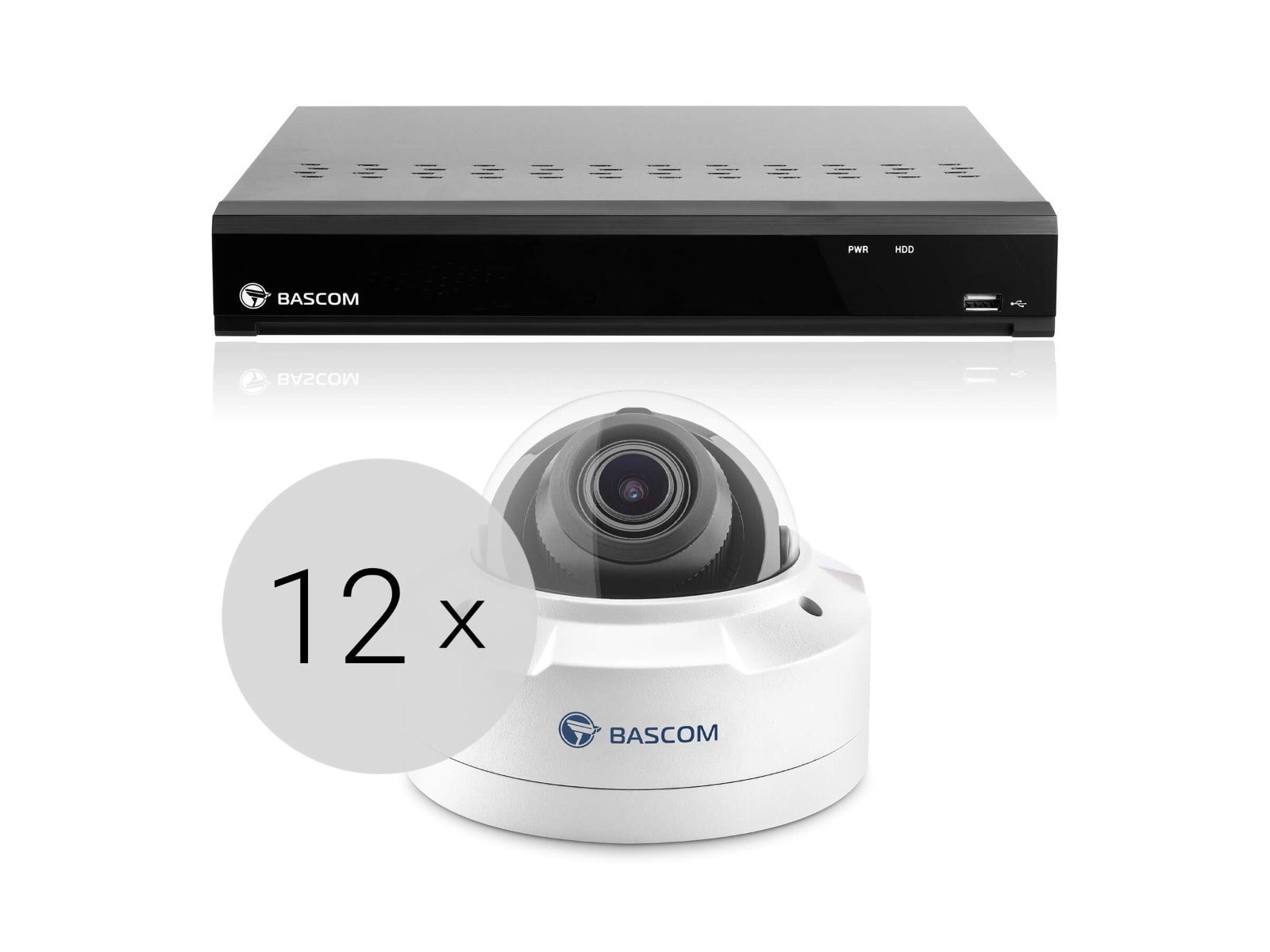 Trådløst 12-dome-system PLUS