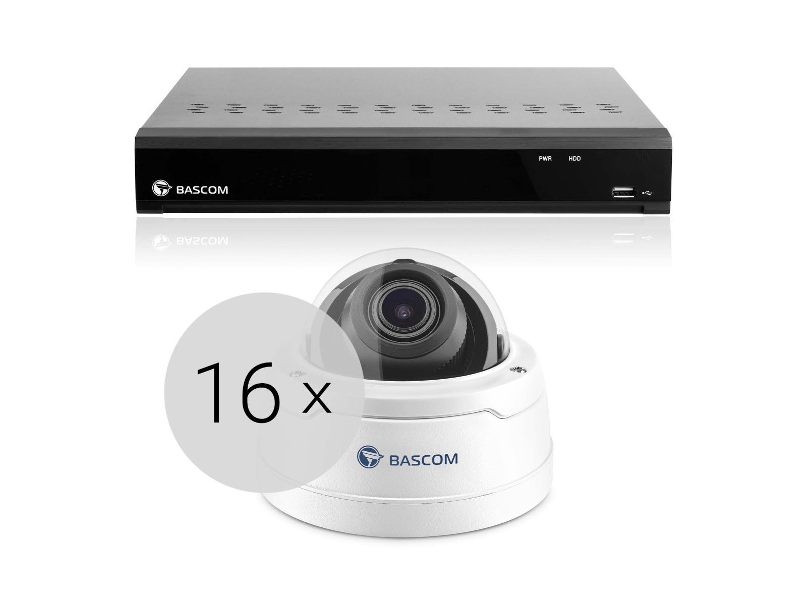 Trådløst 16-dome-system PRO