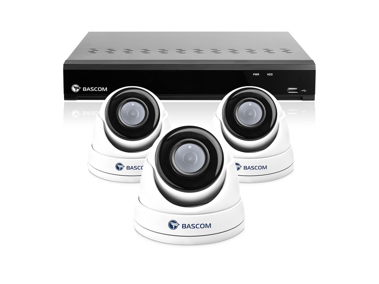 Trådløst 3-dome-system