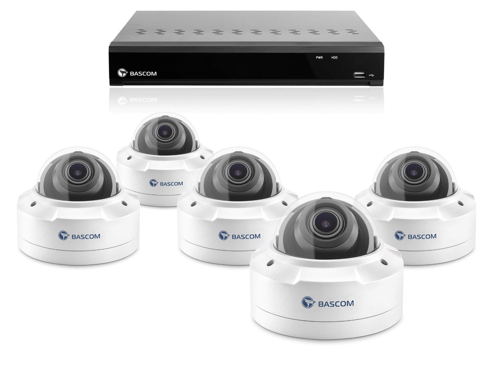 Trådløst 5-dome-system PLUS